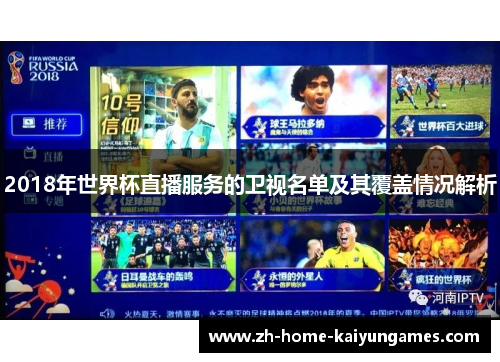 2018年世界杯直播服务的卫视名单及其覆盖情况解析