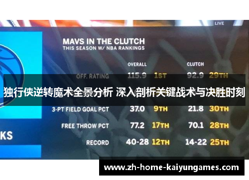 独行侠逆转魔术全景分析 深入剖析关键战术与决胜时刻