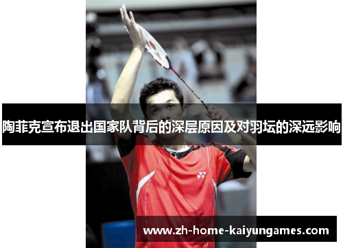 陶菲克宣布退出国家队背后的深层原因及对羽坛的深远影响